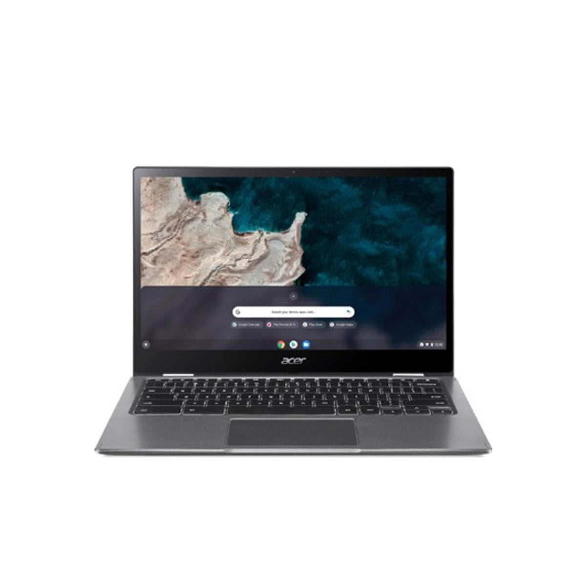Flagship Acer R13 13.3" Convertible 2-in-1 Full HD IPS Touchscreen Chromebook - Intel Quad-Core MediaTek MT8173C 2.1GHz, 4GB RAM, 64GB SSD, WLAN, Bluetooth, Webcam, HDMI, USB 3.0, Chrome OS