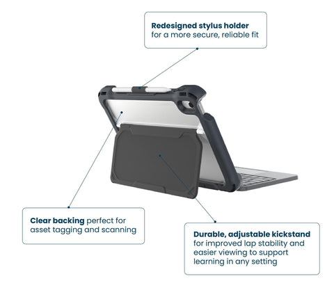 Brenthaven Rugged Keyboard for iPad 11-inch Keyboard Case