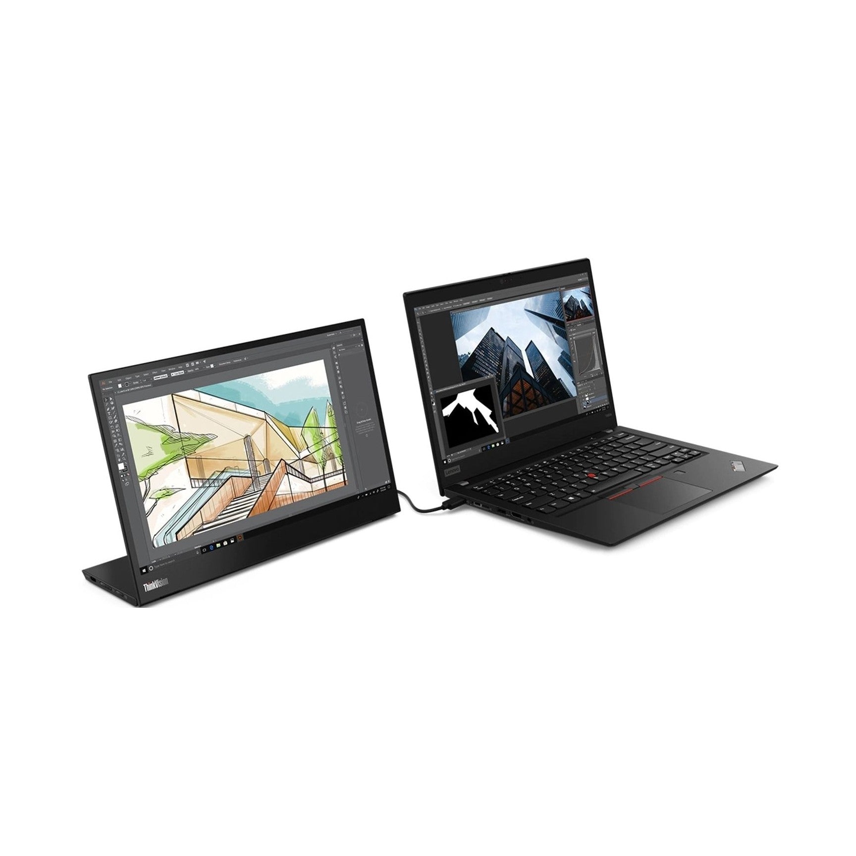 Lenovo ThinkVision M14d Portable Monitor 2. 14