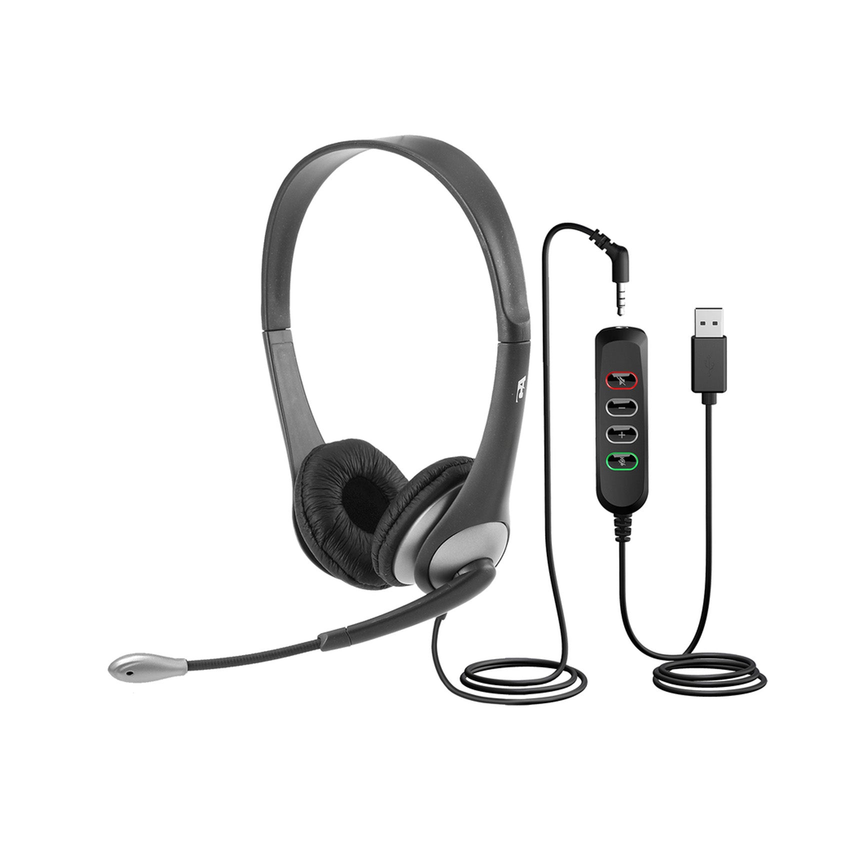 Cyber Acoustics Stereo And USB Controller Headset – Tech to