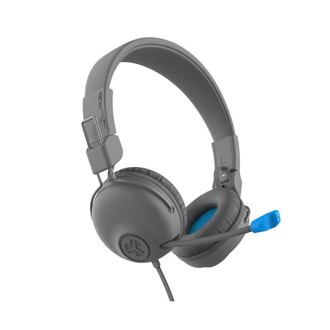 JLab Audio JBuddies Learn On-Ear Kids Headphones with Boom Mic