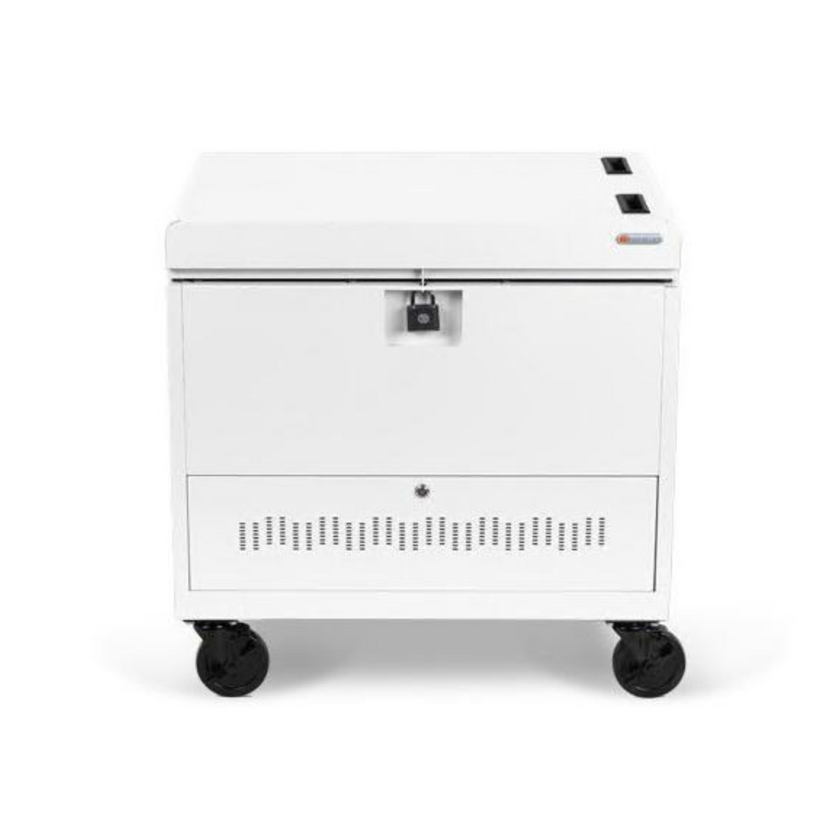 Cube Loader Machine Bretford Cube 30X w/Caddies Top loader Cart | Tech to School